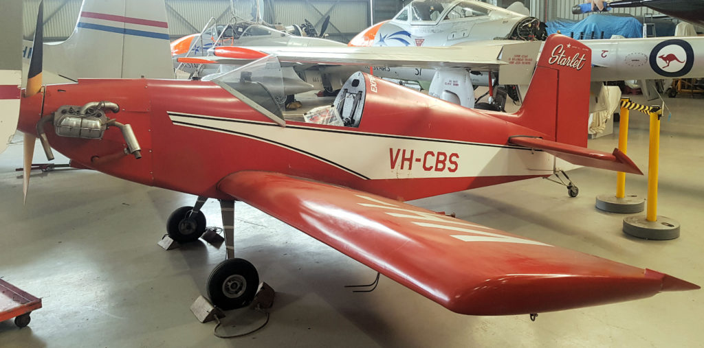 Corby CJ-1 Starlet VH-CBS at HARS Aviation Museum Albion Park NSW Australia