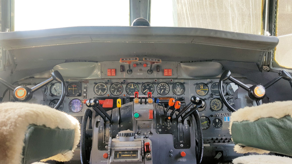 The Convair 440 Metropolitan Flight Deck HARS Aviation Museum Albion Park NSW Australia