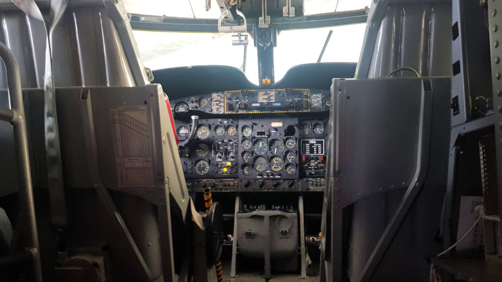 DHC-4 Caribou RAAF A4-210 Flight Deck HARS Aviation Museum Albion Park NSW Australia