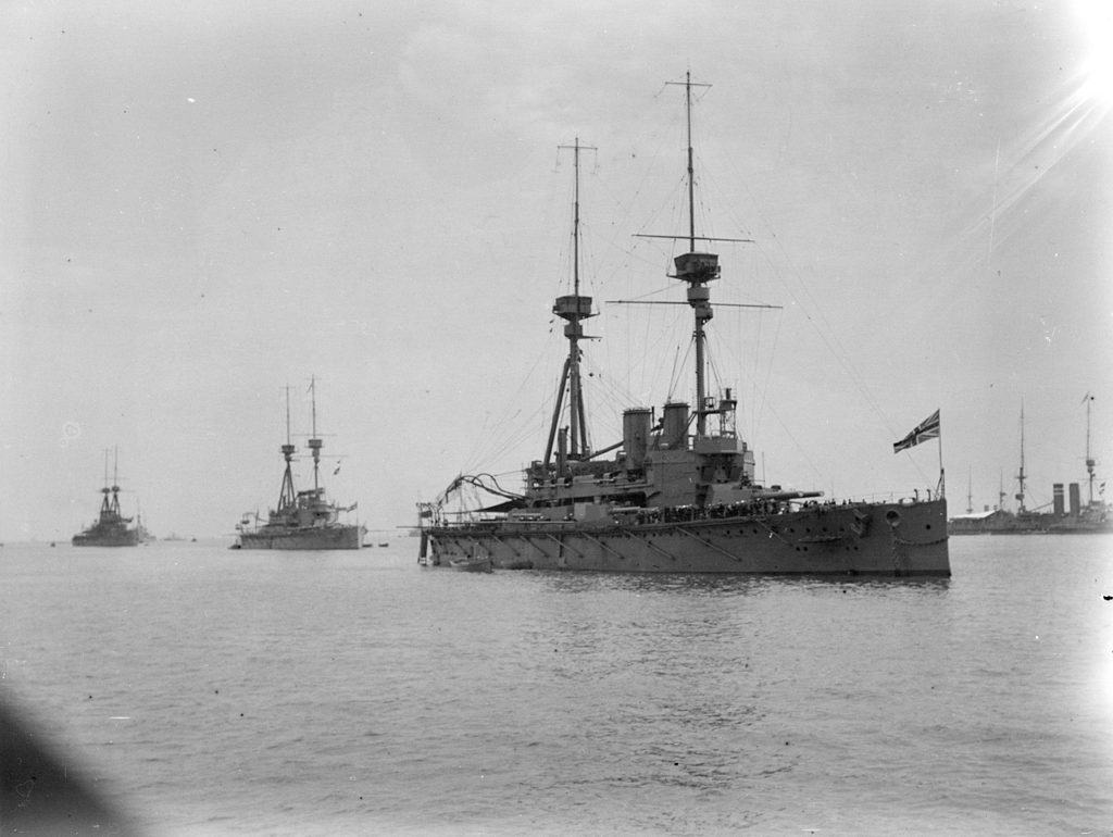 HMS Agamemnon Spithead 1909