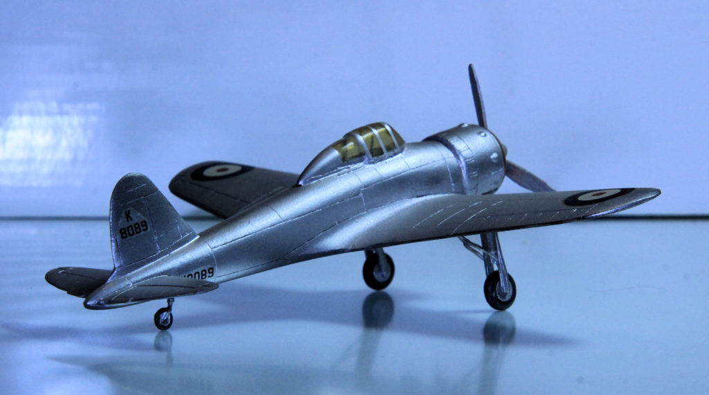 Gloster F.5/34 Scale Model by Magna Models 1:72 Scale