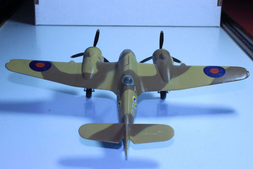 Bristol Beaufighter Mk. IC Scale Model by High Planes 1:72 Scale RAF 252 Sqn BTT T4767 based at LG299 Idku Egypt Mar 1942