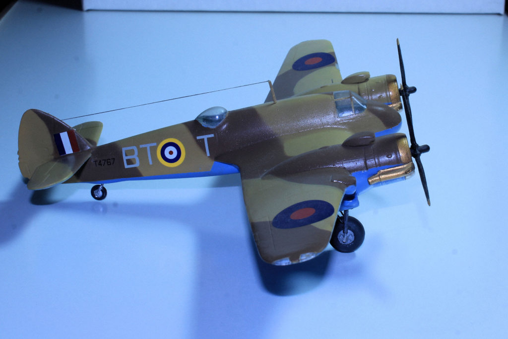 Bristol Beaufighter Mk. IC Scale Model by High Planes 1:72 Scale RAF 252 Sqn BTT T4767 based at LG299 Idku Egypt Mar 1942