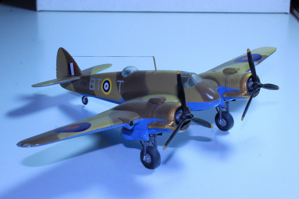 Bristol Beaufighter Mk. IC Scale Model by High Planes 1:72 Scale RAF 252 Sqn BTT T4767 based at LG299 Idku Egypt Mar 1942