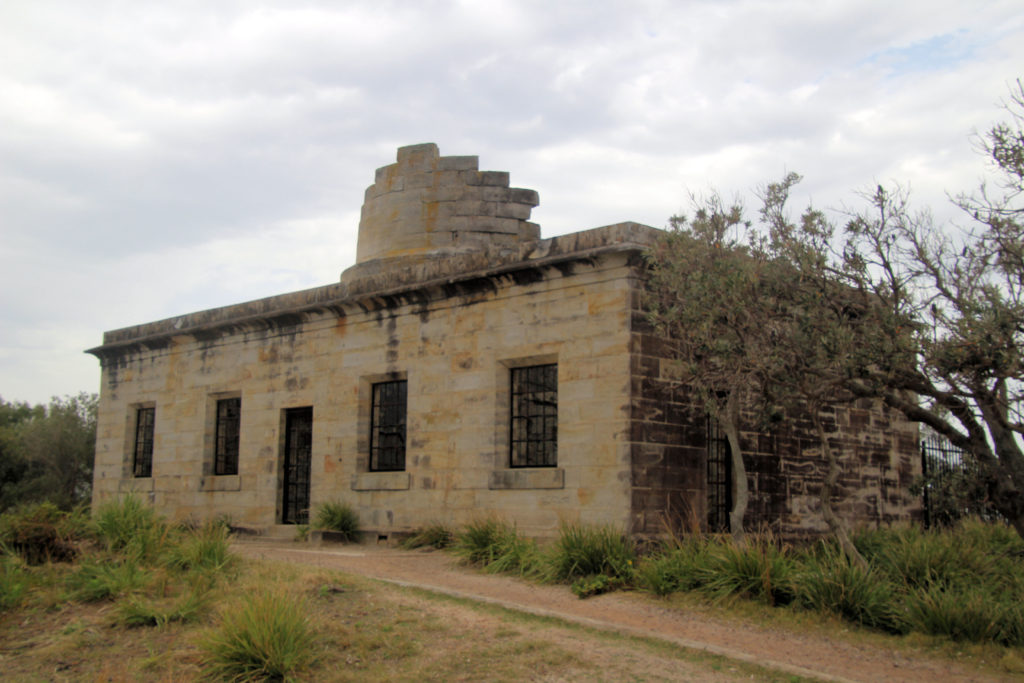 Sandstone Building next to Cape St. George Lighthouse Jervis Bay