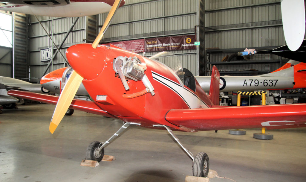 Corby CJ-1 Starlet VH-CBS at HARS Aviation Museum Albion Park NSW Australia