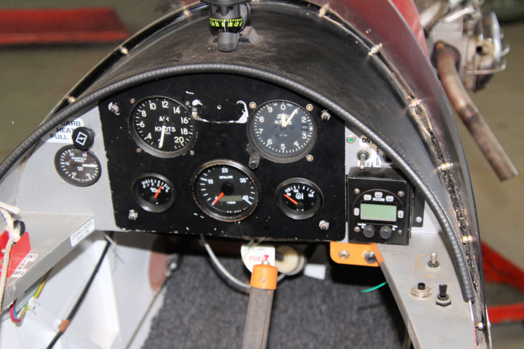 Corby CJ-1 Starlet VH-CBS Cockpit at HARS Aviation Museum Albion Park NSW Australia