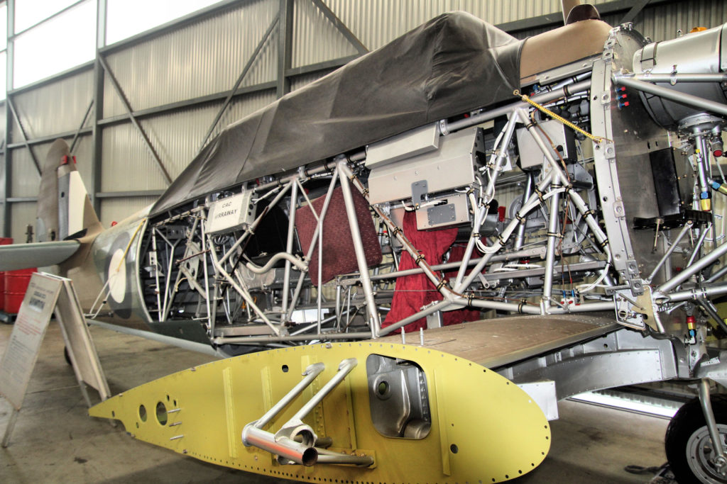 CAC Wirraway Undergoing Maintenance at HARS Aviation Museum