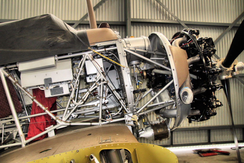 CAC Wirraway Undergoing Maintenance at HARS Aviation Museum