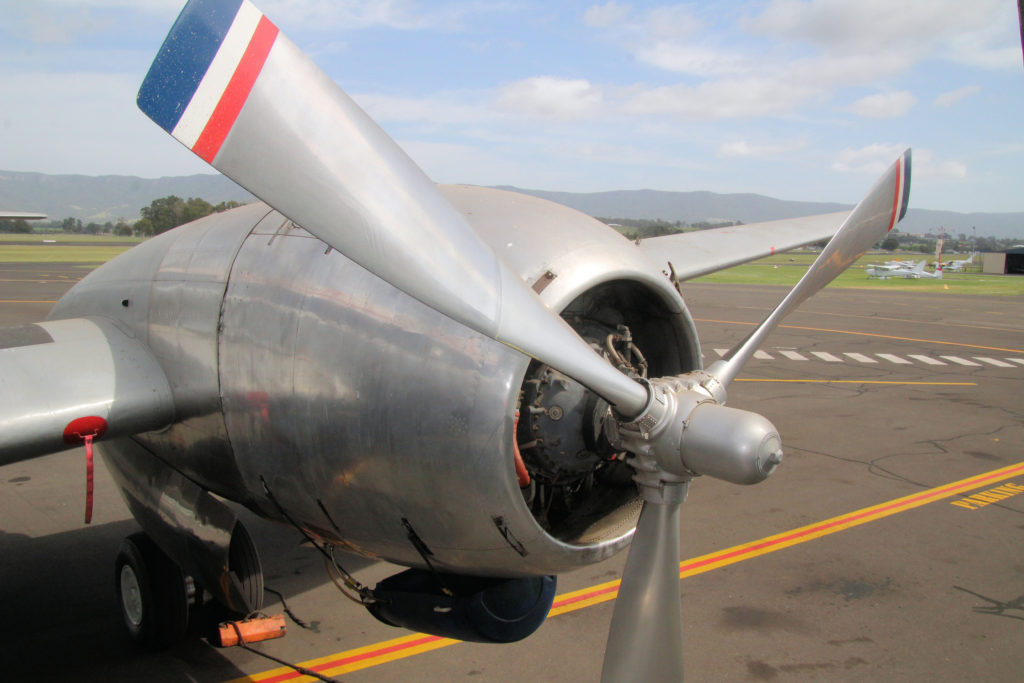 The Convair 440 Metropolitan Port Engine HARS Aviation Museum Albion Park NSW Australia