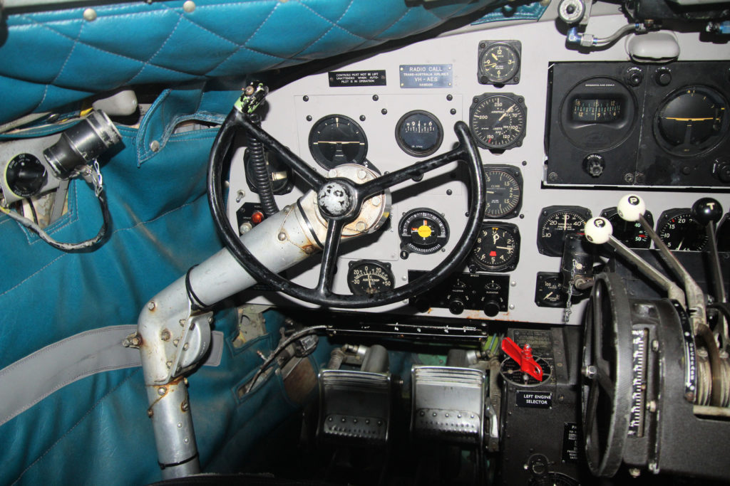 Douglas DC-3 Cockpit at HARS Aviation Museum