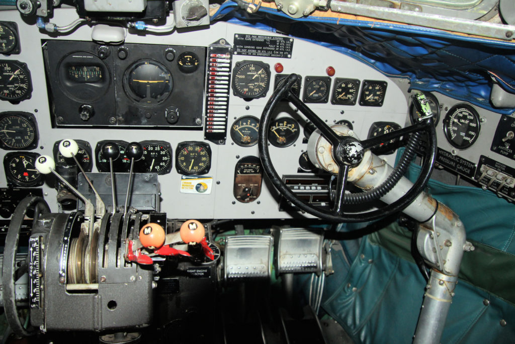 Douglas DC-3 Cockpit at HARS Aviation Museum