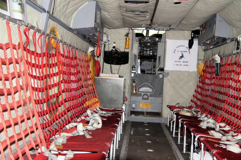 DHC-4 Caribou RAAF A4-210 Interior HARS Aviation Museum Albion Park NSW Australia