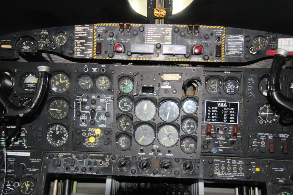 DHC-4 Caribou RAAF A4-210 Cockpit HARS Aviation Museum Albion Park NSW Australia