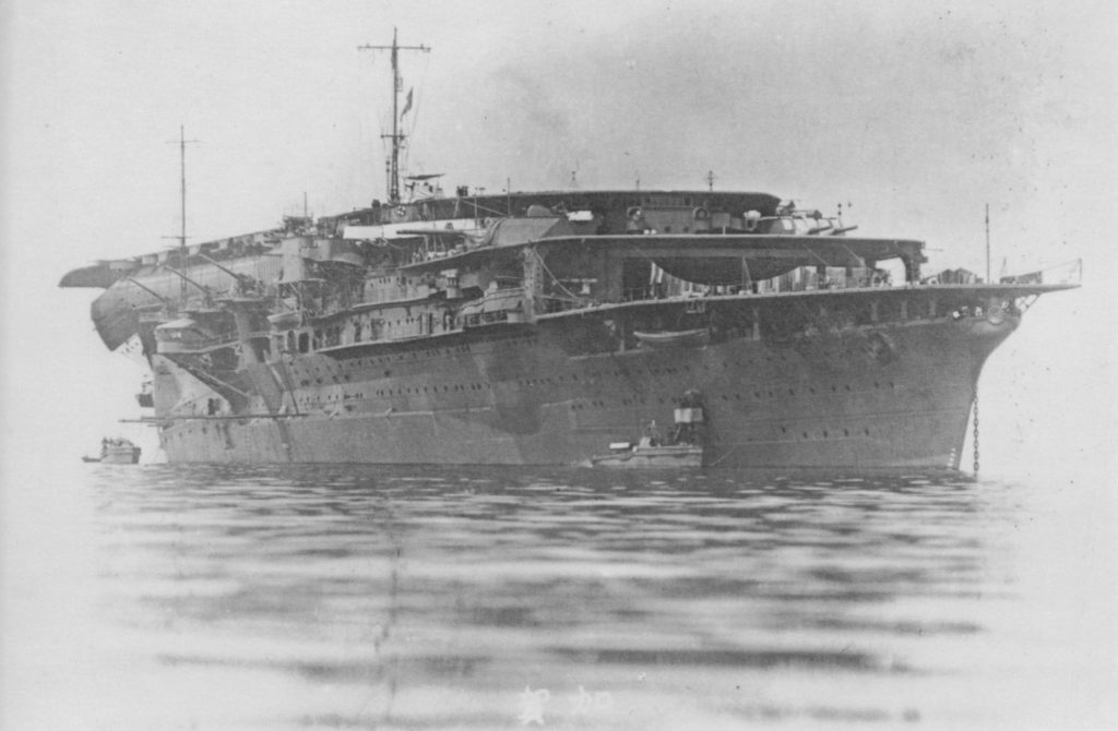 Kaga off Ikari, Japan, 1930