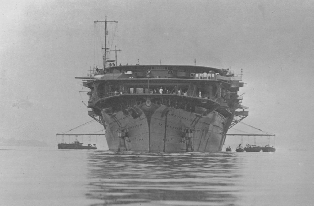 Kaga off Ikari, Japan, 1930