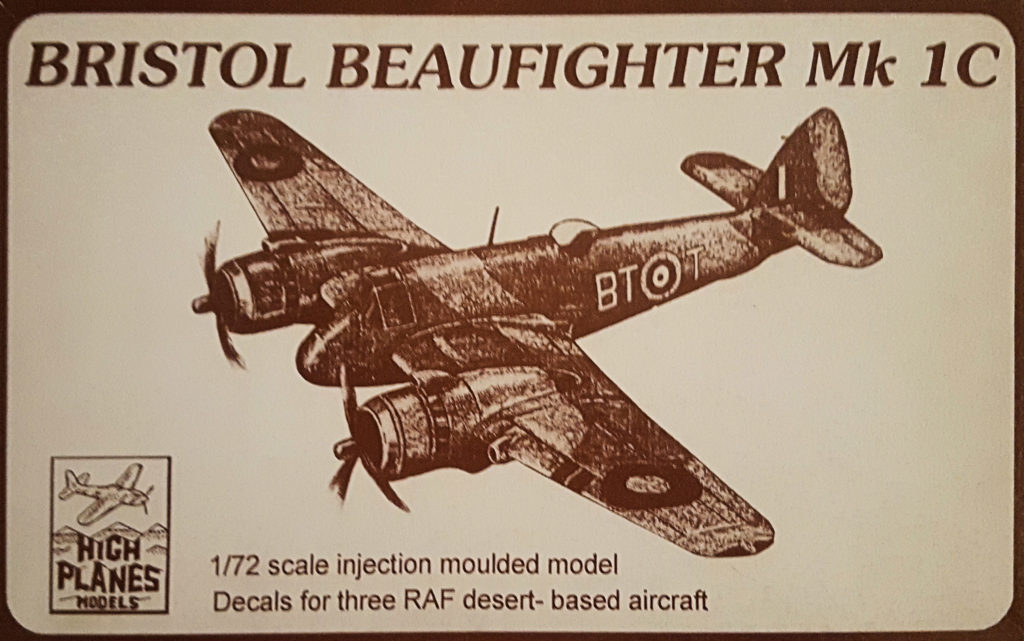 High Planes Bristol Beaufighter Mk 1C Model Kit 1/72 Scale