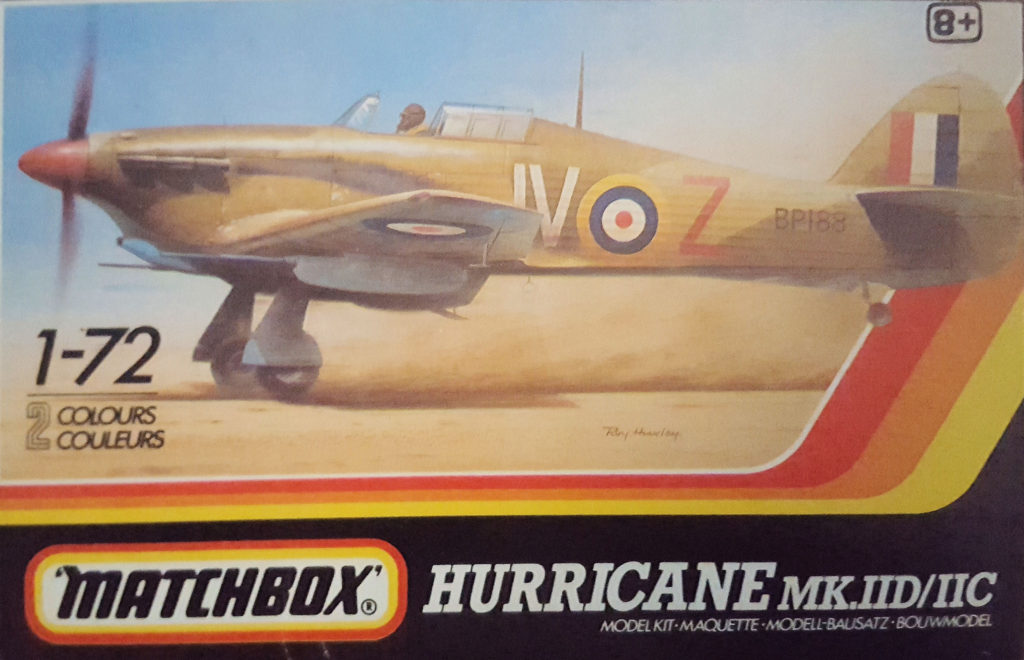 Hawker Hurricane Mk IID 6 Sqn RAF Western Desert July 1942 Matchbox 1/72 Scale Box Art