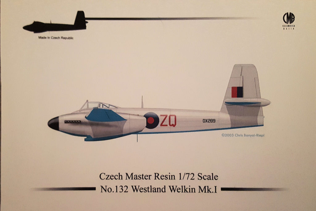 Westland Welkin Mk.I Czech Master Resin Box Art 1/72 Scale Model