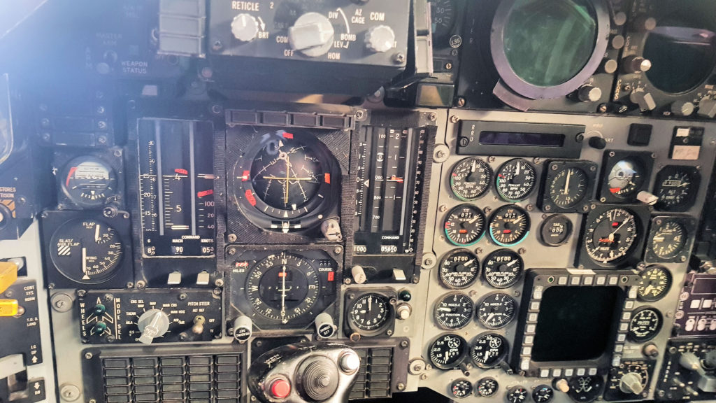 General Dynamics F-111 A8-109. Left Side Main Cockpit Console