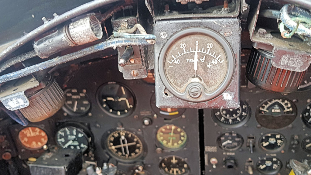 English Electric Canberra T4 A84 502 Instrument Panel