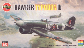 Hawker Typhoon IB Model Kit by Airfix 1/72 Scale