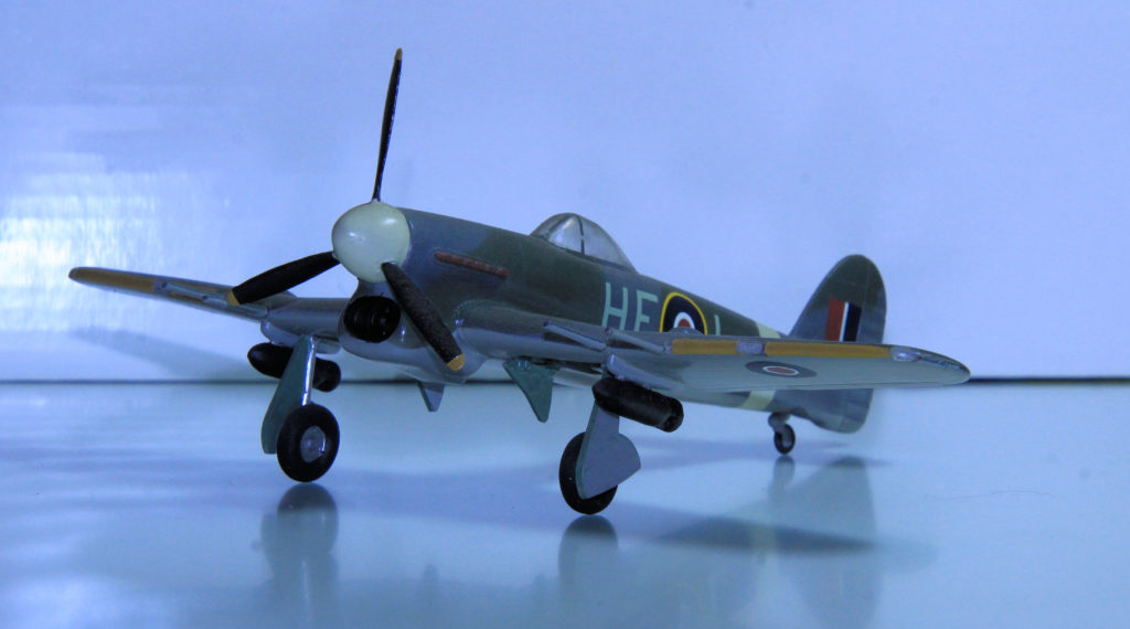 Hawker Typhoon IB JP218 HF-L of 182 Sqn RAF Model Kit by Airfix 1/72 Scale