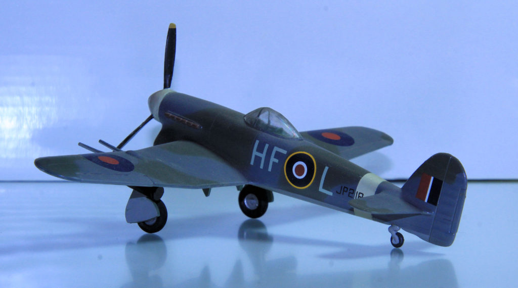 Hawker Typhoon IB JP218 HF-L of 182 Sqn RAF Model Kit by Airfix 1/72 Scale