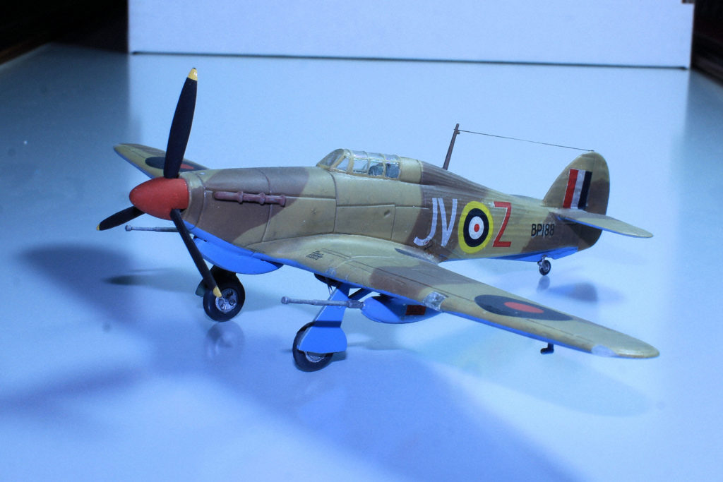 Hawker Hurricane JV-Z BP188 Mk IID 6 Sqn RAF Western Desert July 1942 Matchbox 1/72 Scale Model