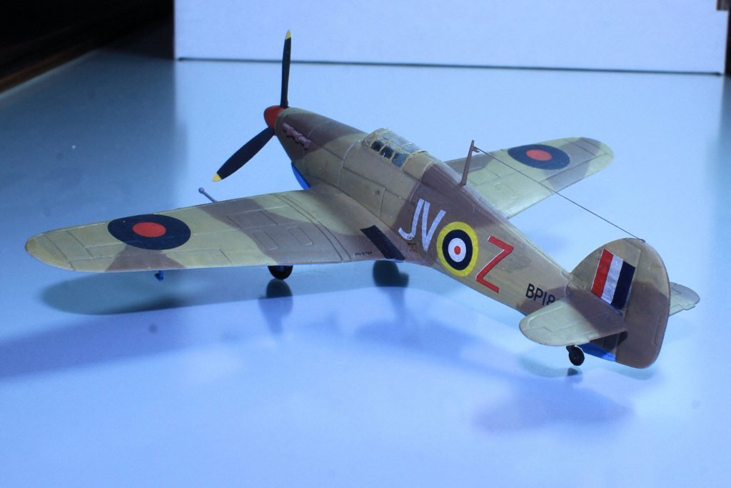 Hawker Hurricane JV-Z BP188 Mk IID 6 Sqn RAF Western Desert July 1942 Matchbox 1/72 Scale Model