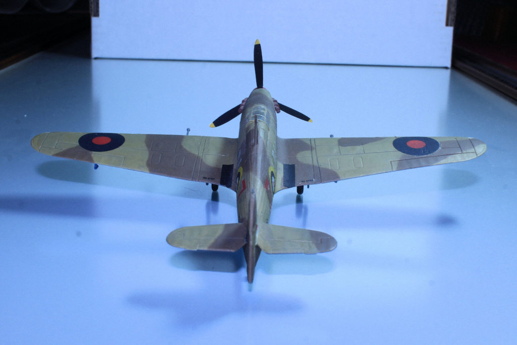 Hawker Hurricane JV-Z BP188 Mk IID 6 Sqn RAF Western Desert July 1942 Matchbox 1/72 Scale Model