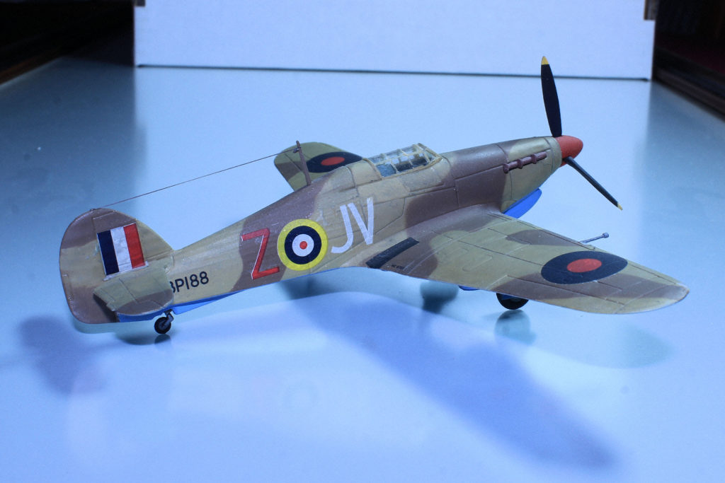 Hawker Hurricane JV-Z BP188 Mk IID 6 Sqn RAF Western Desert July 1942 Matchbox 1/72 Scale Model