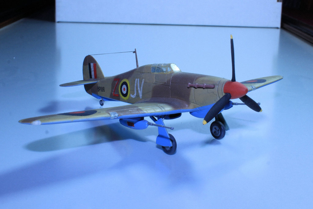 Hawker Hurricane JV-Z BP188 Mk IID 6 Sqn RAF Western Desert July 1942 Matchbox 1/72 Scale Model