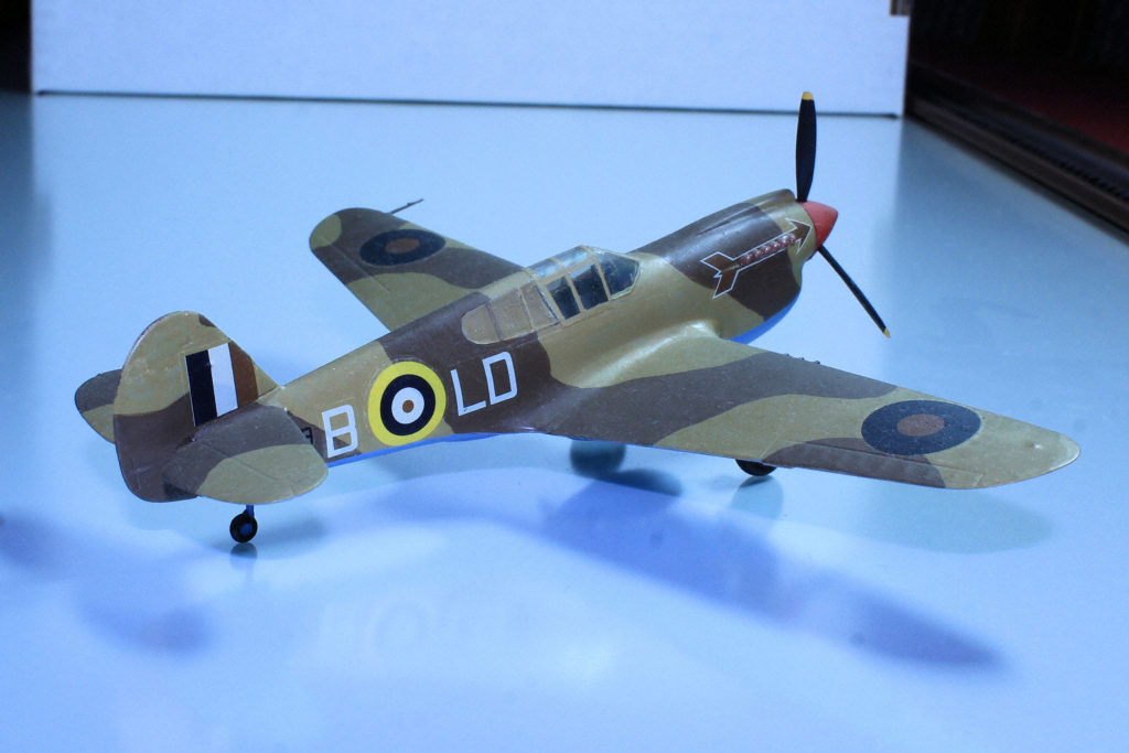 Curtiss Kittyhawk Mk.1 AK919 LD-B 250 Sqn RAF Hasegawa 1/72 Scale Model