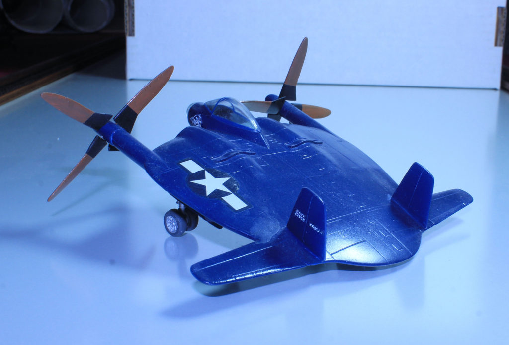 Vought XF5U-1 Flying Flapjack 1:72 Scale Model by Pegasus