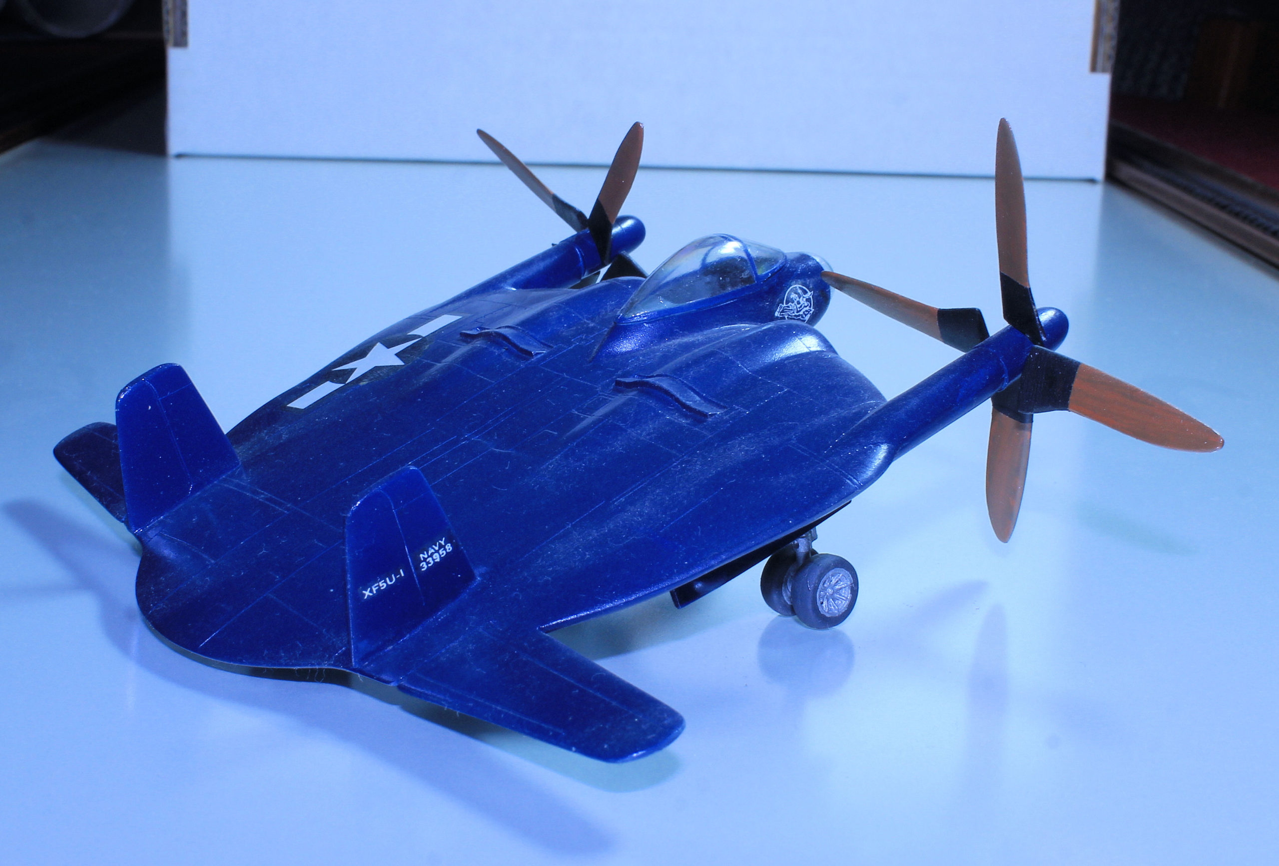 Vought XF5U-1 Flying Flapjack 1:72 Scale Model by Pegasus