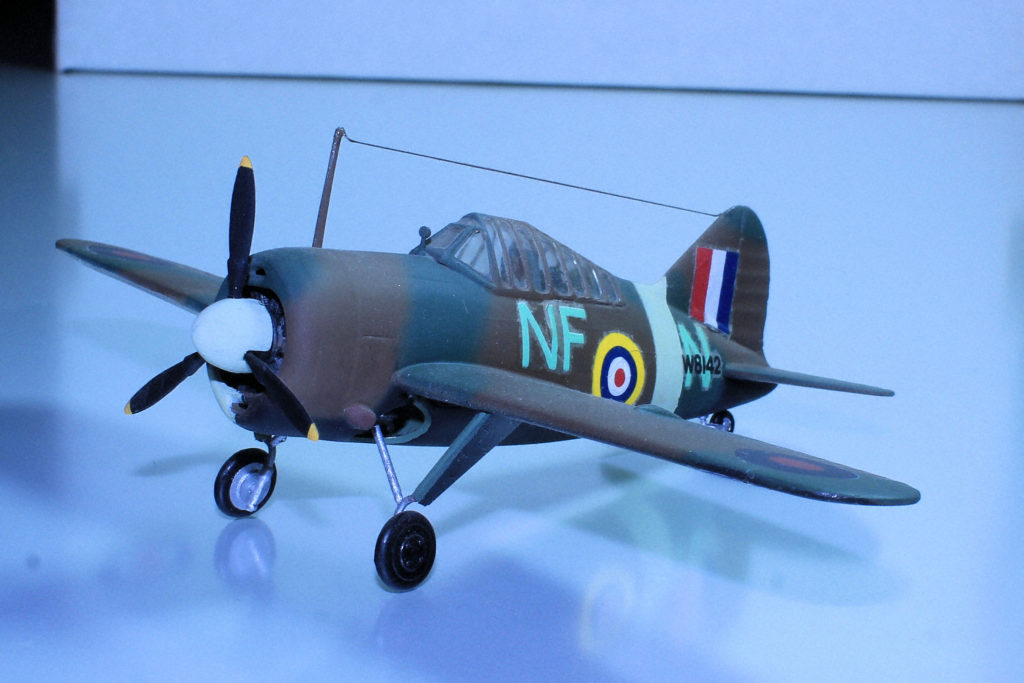 Brewster Buffalo W8142 NF-N 488 Sqn RNZAF Kallang Singapore Oct 1942 Matchbox 1/72 Scale Model