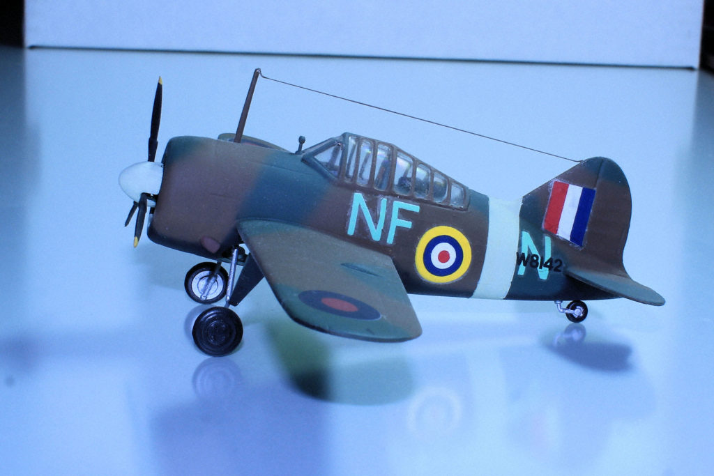 Brewster Buffalo W8142 NF-N 488 Sqn RNZAF Kallang Singapore Oct 1942 Matchbox 1/72 Scale Model