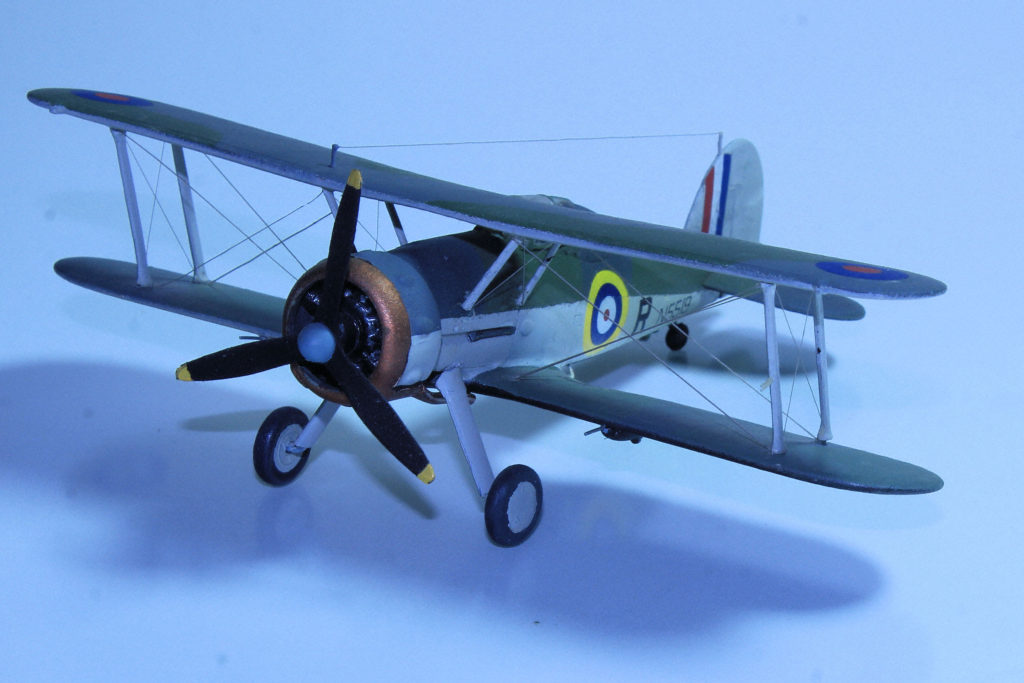 Gloster Sea Gladiator N5519 / R (FLt. George Burges) Hal Far Malta 1940 1/72 Scale Model AZ Models