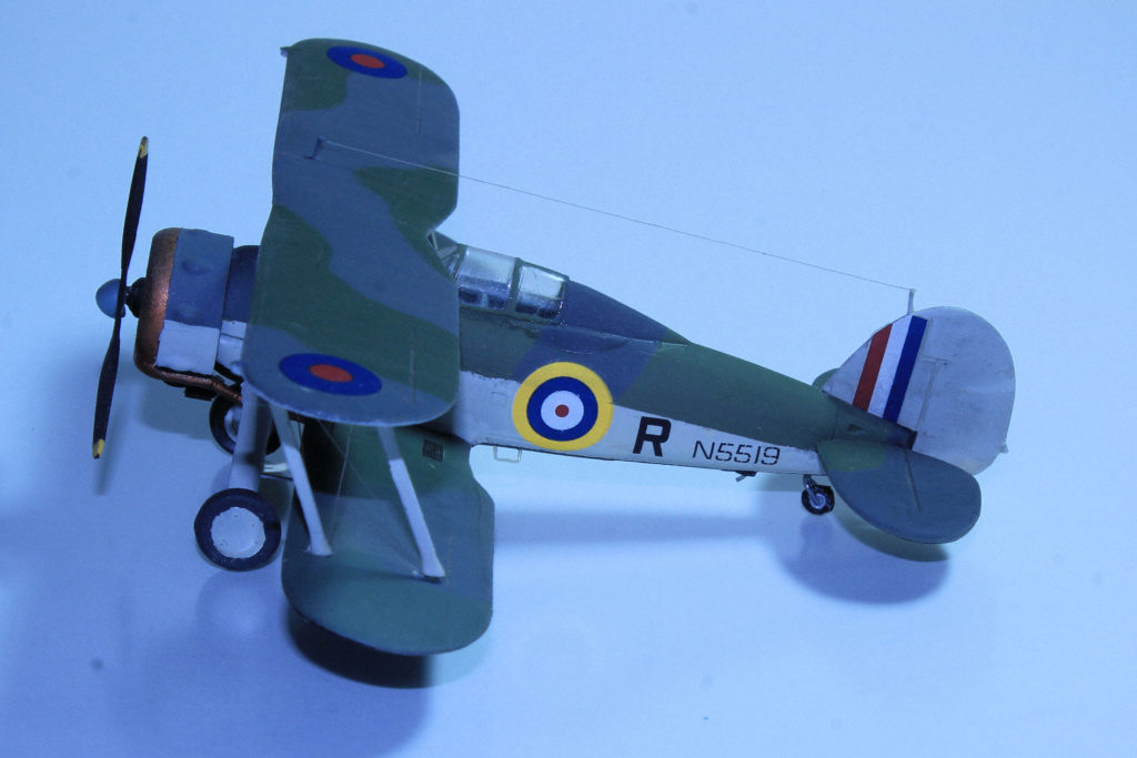 Gloster Sea Gladiator N5519 / R (FLt. George Burges) Hal Far Malta 1940 1/72 Scale Model AZ Models