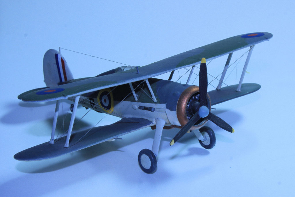 Gloster Sea Gladiator N5519 / R (FLt. George Burges) Hal Far Malta 1940 1/72 Scale Model AZ Models