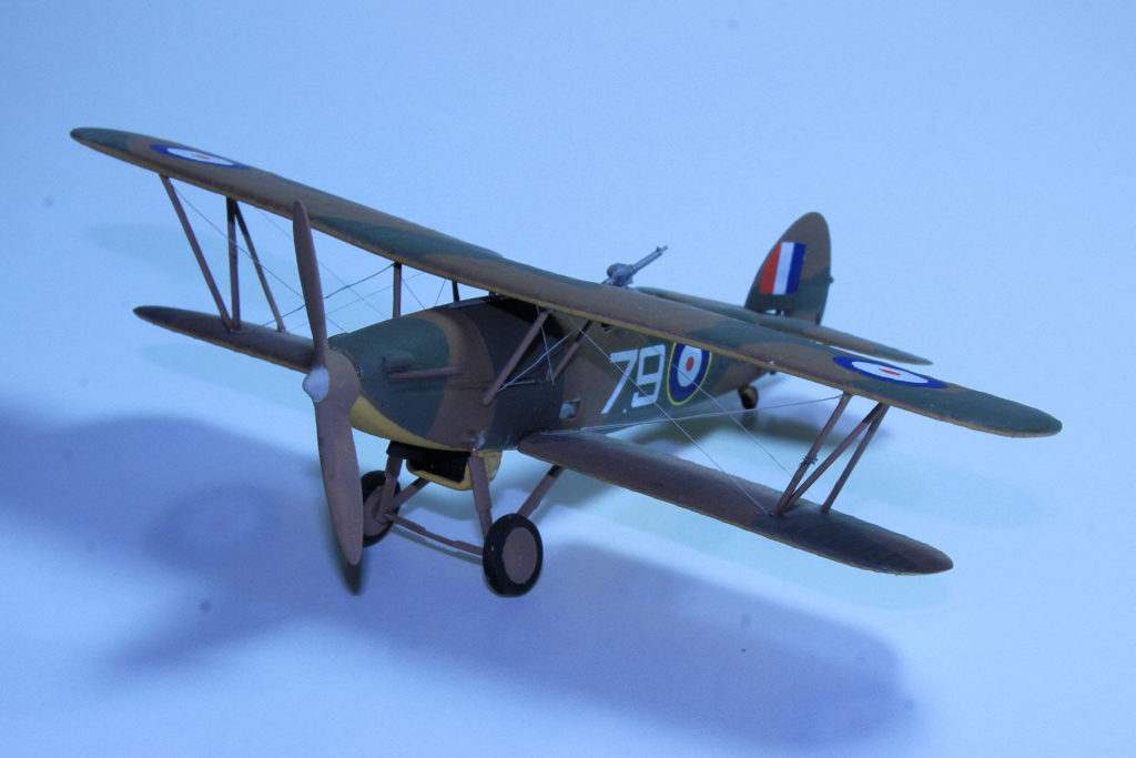 Hawker Hind L7189, No.1 FTS, RAF, Netheravon, 1940 1/72 Scale Model by AZ Models