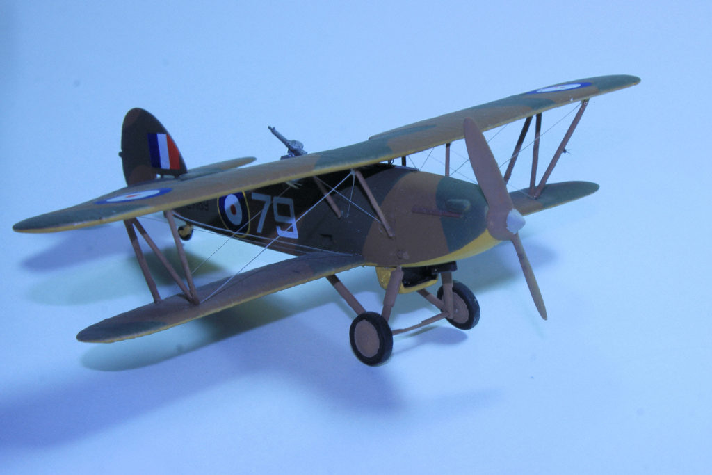 Hawker Hind L7189, No.1 FTS, RAF, Netheravon, 1940 1/72 Scale Model by AZ Models