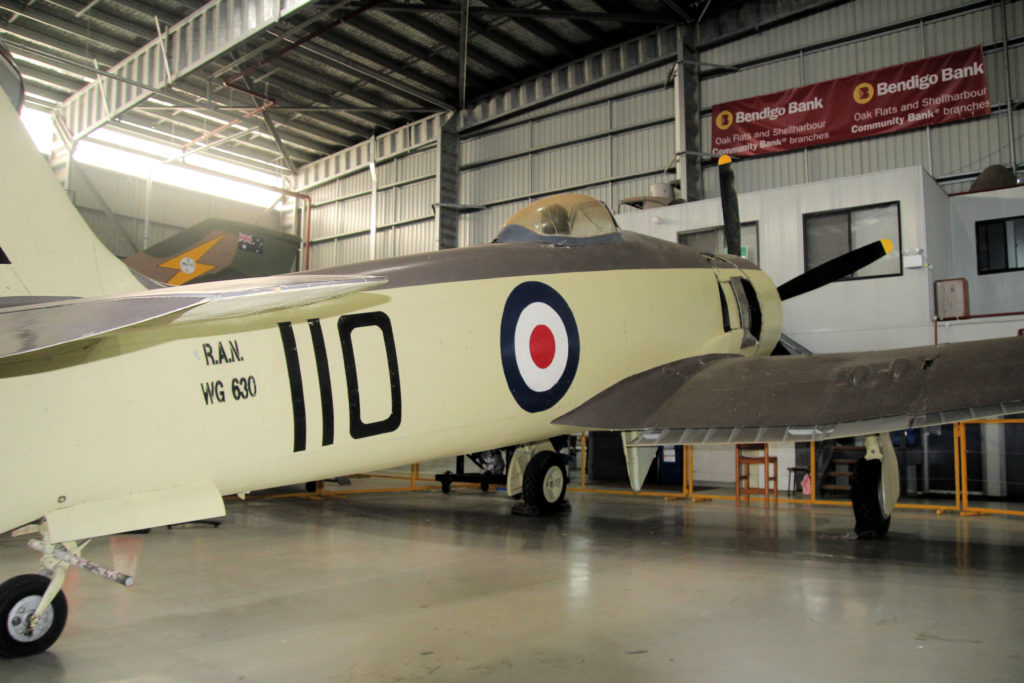 Hawker Sea Fury FB.II WG630 of the Royal Australian Navy at HARS Aviation Museum