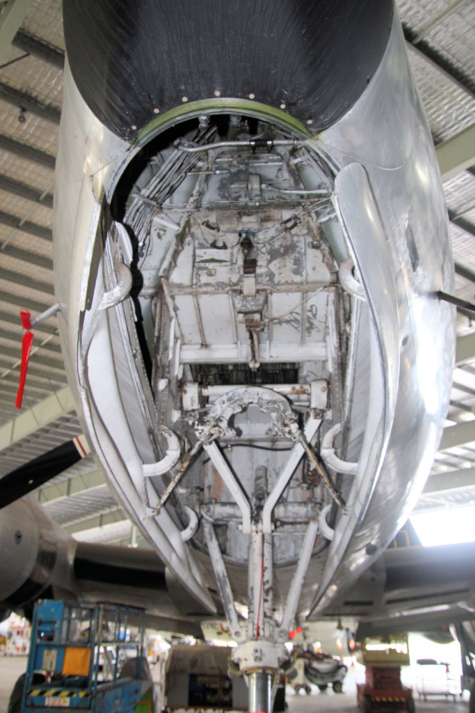 Douglas DC4 C-54 Skymaster VH-EAY Nose Undercarriage Bay