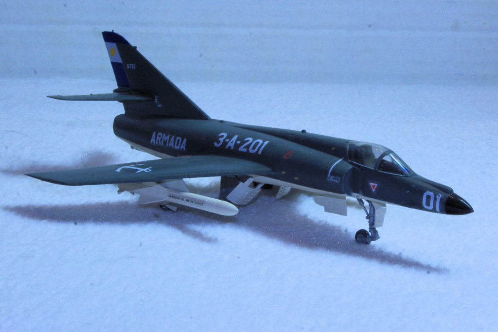 Dassault-Breguet Super Etendard 1/72 Scale Model by Academy 2 Esc. Aeronaval de Caza y Ataque, 3 Escuadra Aeronaval