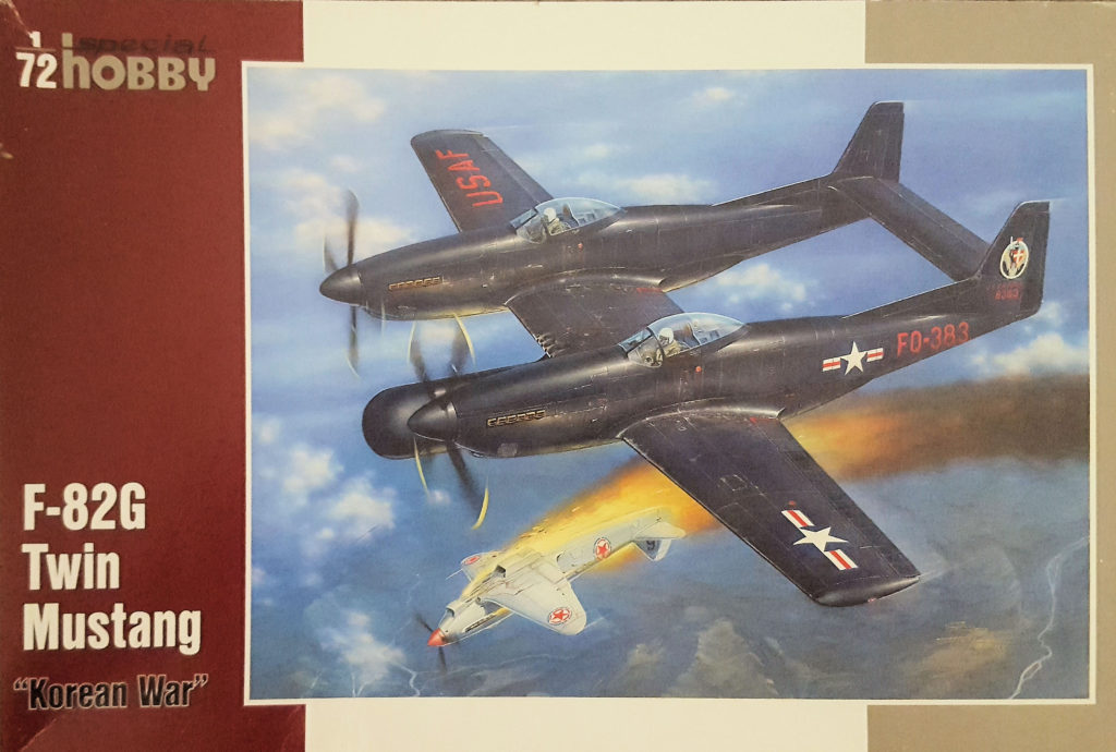 North American F-82G Twin Mustang Korean War 1/72 Scale Model by Special Hobby Box Art