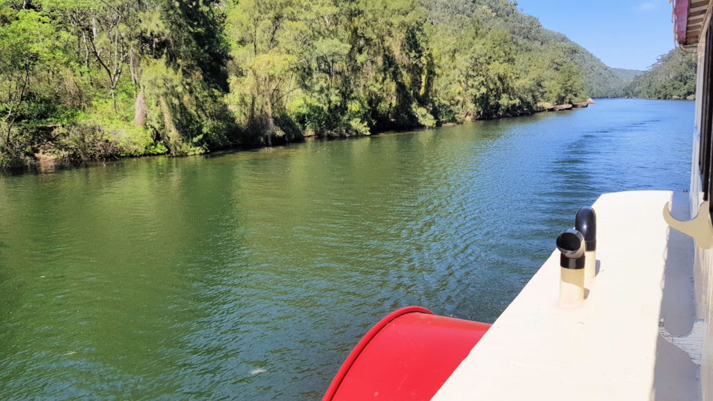 Nepean River Looking over the Paddlewheel