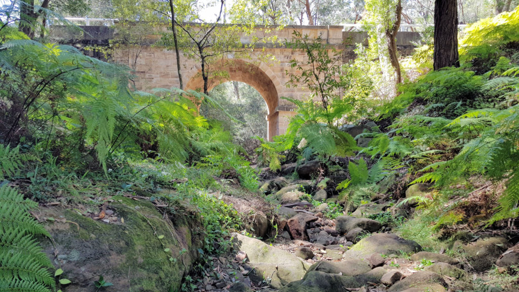 Lennox Bridge From Along the Steam