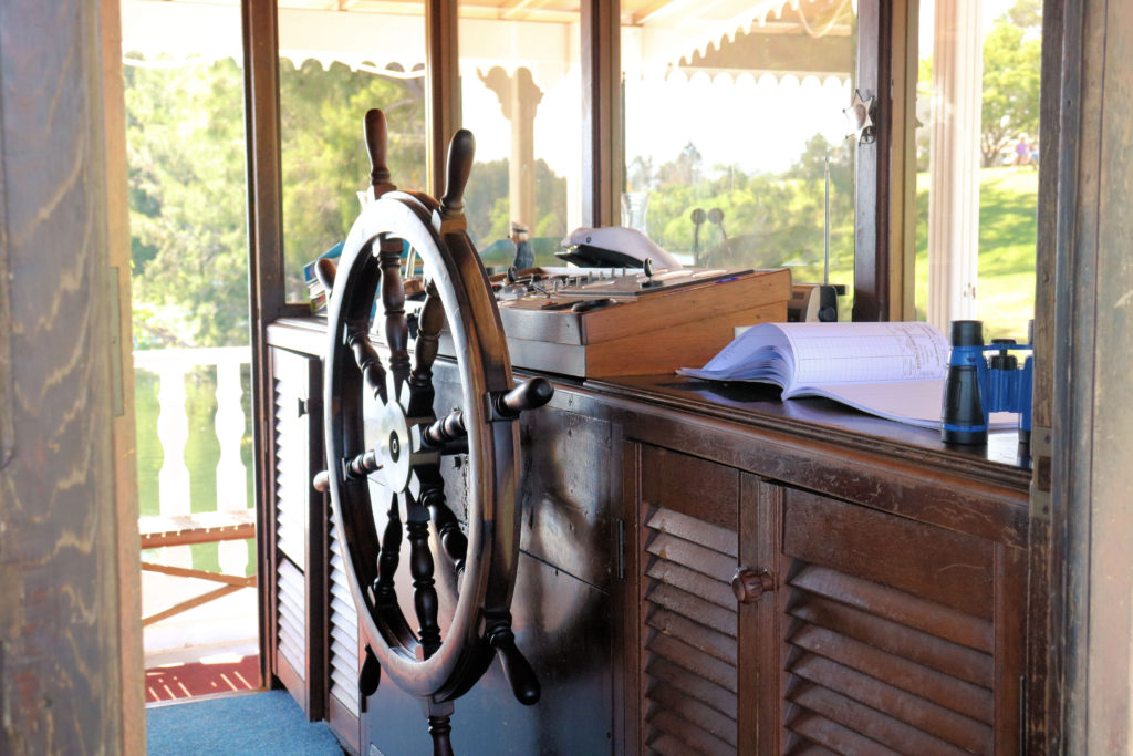 Ship's Wheel, Where you get a Chance to Steer the Boat